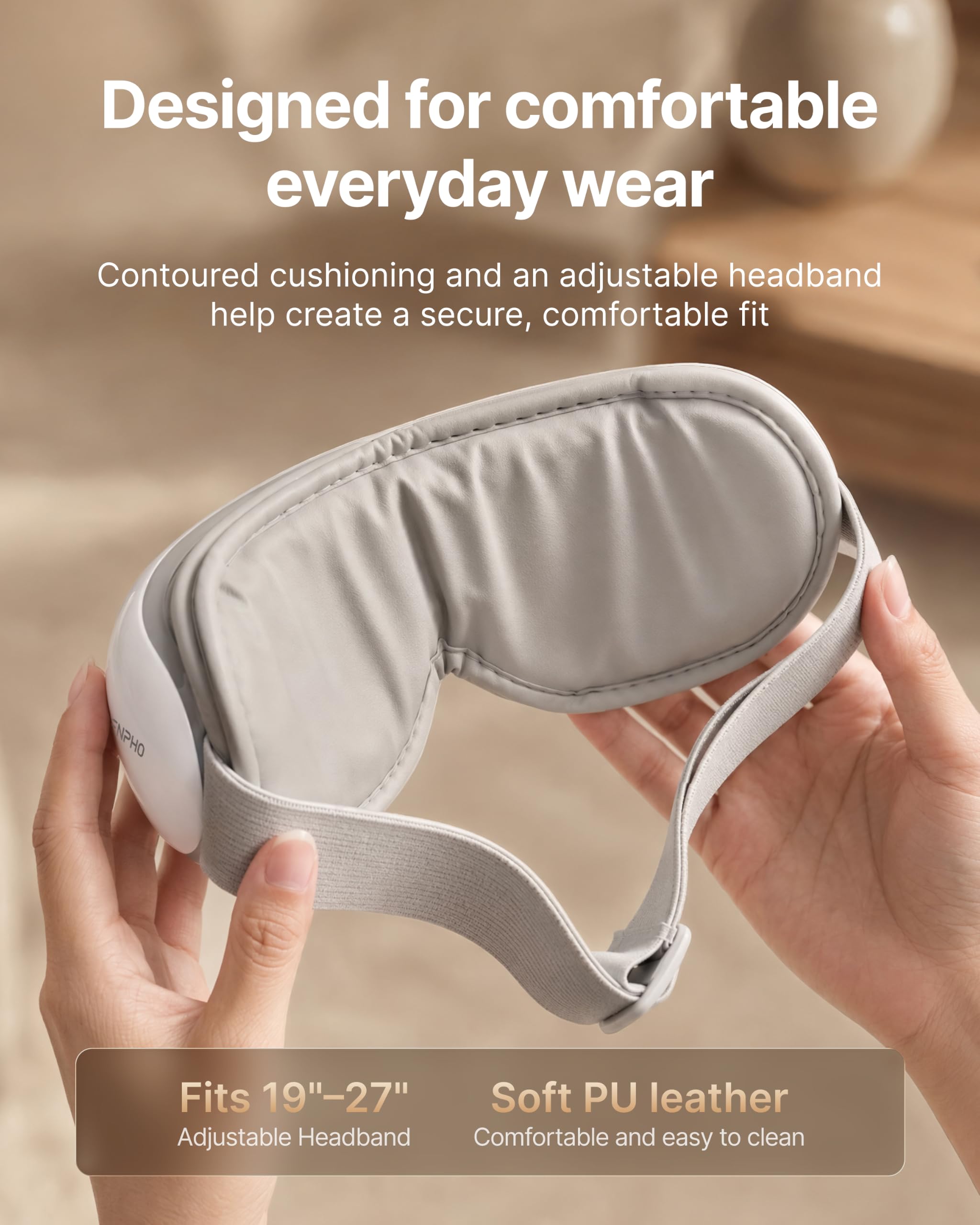 RENPHO Eyeris 1 Eye Massager with Heat, Heated Massage Eye Mask - Image 6