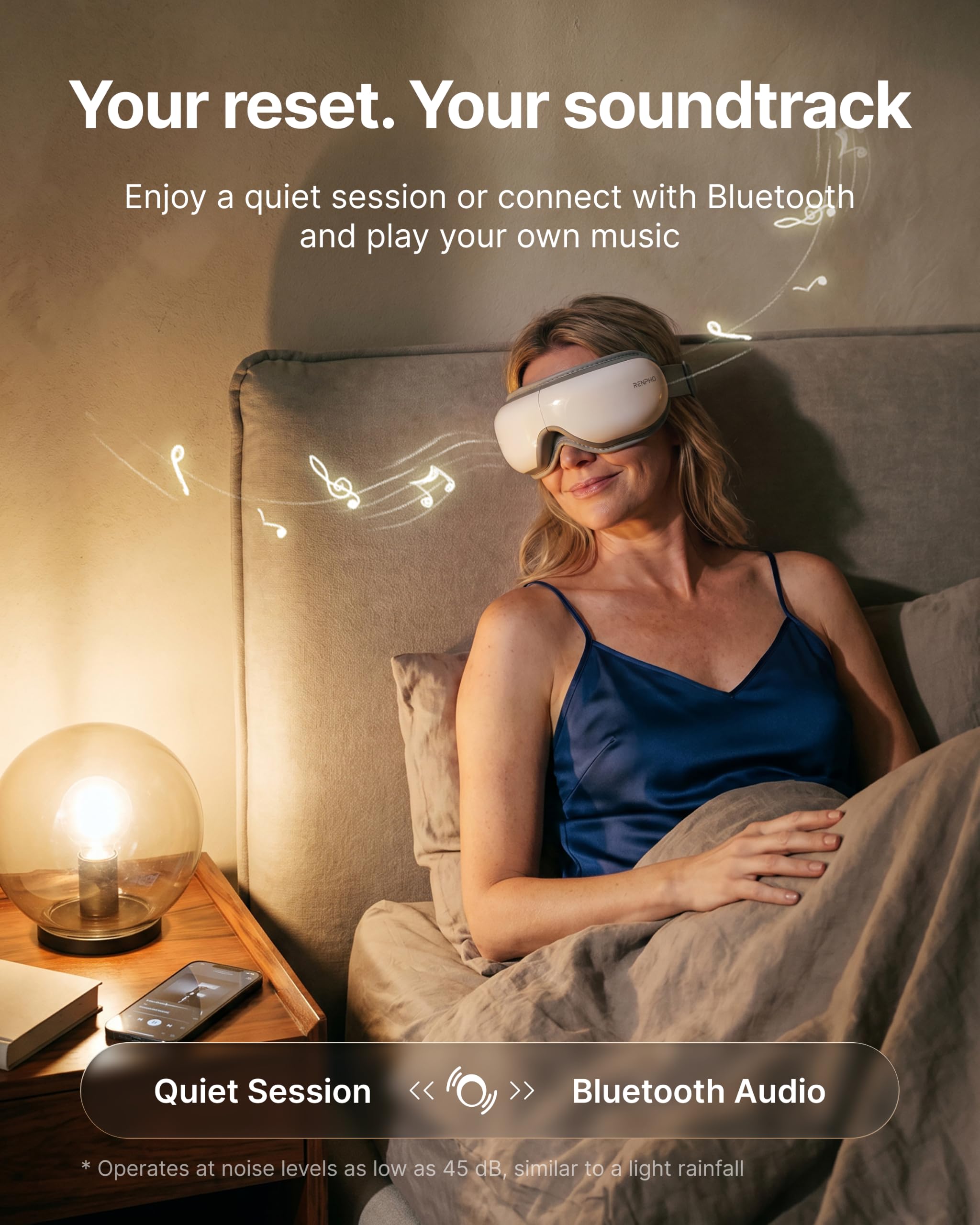 RENPHO Eyeris 1 Eye Massager with Heat, Heated Massage Eye Mask - Image 5